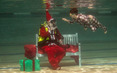 Scuba Santa is visiting the YMCA November 30th